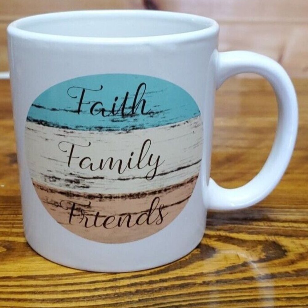 Royal Norfolk Faith Family Friends Coffee Tea Mug Memories Celebrate Every Day